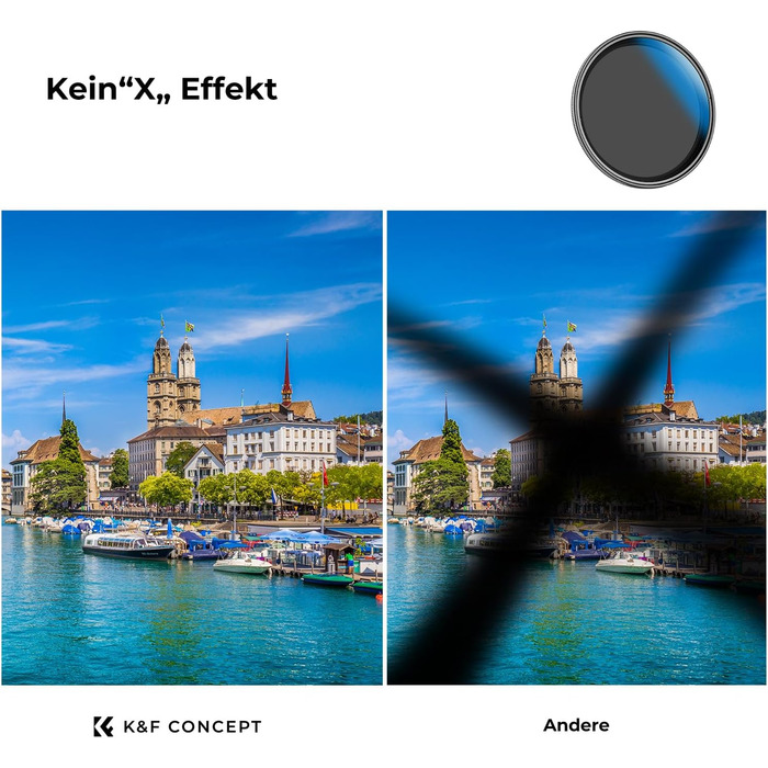 Фільтр ND K&F Concept Nano-K Serie 67mm, змінний (ND2-32, 1-5 ступенів затемнення)