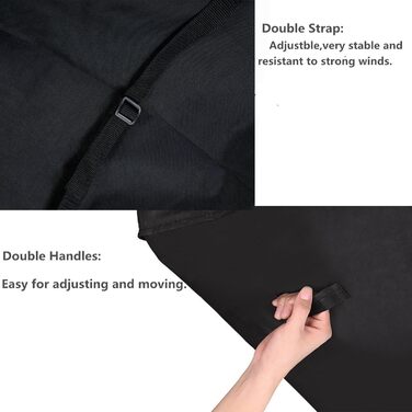 Чохол для гриля HONGCI 600D Oxford, водонепроникний, 152×76×120 см, захисна накидка для Weber, Brinkmann, Char Broil, Holland, Jenn Air, Landmann