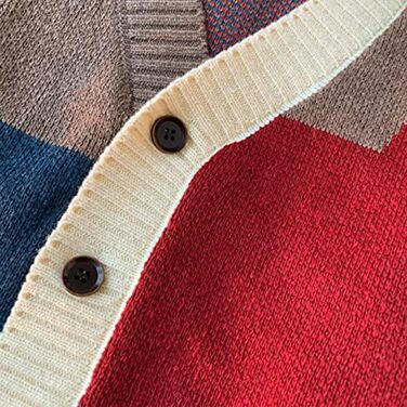 Чоловічий в'язаний кардиган Gurunvani з довгими рукавами та ґудзиками, XXL, чорний