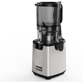 Повільна соковижималка Fretta Slow Juicer з нержавіючої сталі для овочів та фруктів, Metallic