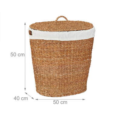 Relaxdays Laundry Basket 50 L