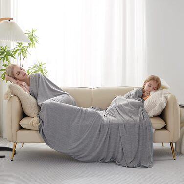 Охолоджуюча ковдра Marchpower Arc-Chill 3.0, 150x200 см (сіра) / 220x240 см - літня, для дому, дитяча, плед для дивана та подорожей