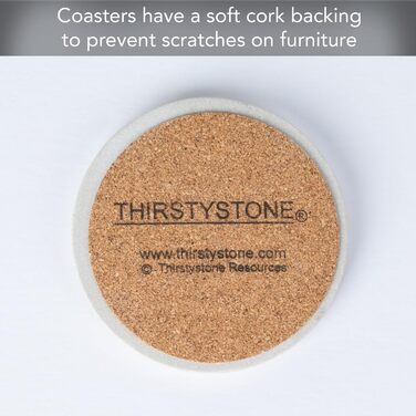 Thirstystone TS3 Sandstone Coasters, Coasters, Sandstone, (Natural Colors)