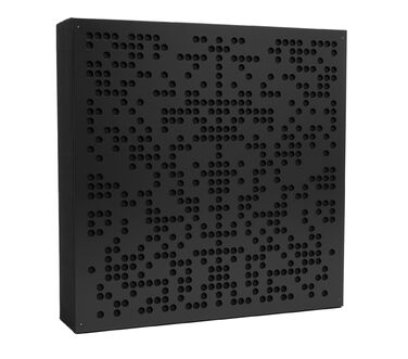 Акустична панель Bluetone Acoustics Binary AbFuser — поглинач та дифузор для звукоізоляції домашнього кінотеатру, студії та вітальні (50x50x5 см, графіт)