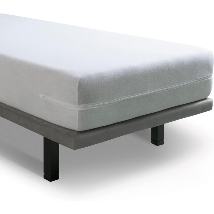 Velfont Mattress Cover (2-Pack) 90x200cm Cotton Terrycloth with Zipper Oeko-TEX Certified