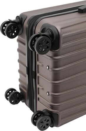 Чемодан Beibye з жорсткою обшивкою, розширюваний, з TSA замком та подвійними колесами (темно-зелений, 66 см)