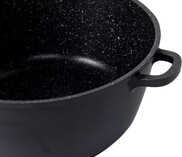 Набір каструль CosyChef Leia 28 см, 2 шт., з антипригарним покриттям та скляною кришкою, для всіх типів плит, індукційна, PFOA-free