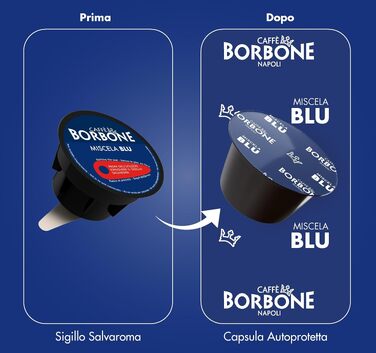 Кава Caffè Borbone Blaue Mischung в капсулах для Dolce Gusto, 90 шт