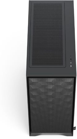 Корпус для ПК Fractal Design Pop Air 2 Black Solid, ATX, сітчастий Mesh, 3x 120 мм вентилятори, чорний