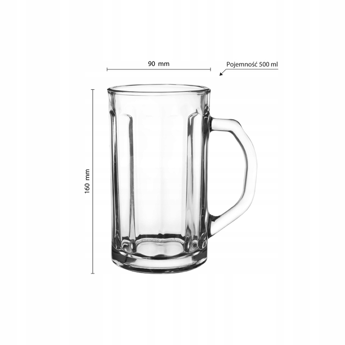 Бокали для пива Glasmark, 500 мл, 6 шт.