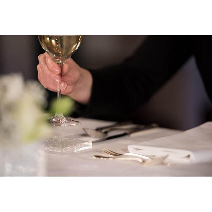 Luxurious Coaster Embellished with Swarovski Crystals / Elegant Table Decoration (1 piece - ) (Transparent)