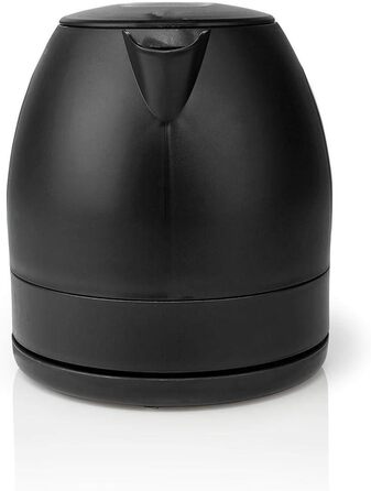 Чайник електричний 1.0 л, пластик, чорний, поворотний на 360°, прихований нагрівальний елемент, Strix Controller, захист від перегріву, колір синій