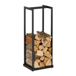 Relaxdays Tall Metal Firewood Rack