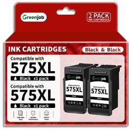 Картридж PG-575XL чорний (замінник) для принтерів Canon Pixma TS3550i, TS3551i, TS3750i, TS3751i, TS3752i, TR4750i, TR4751i, TR4755i, TR4700, TR4756i (набір 2 шт.)
