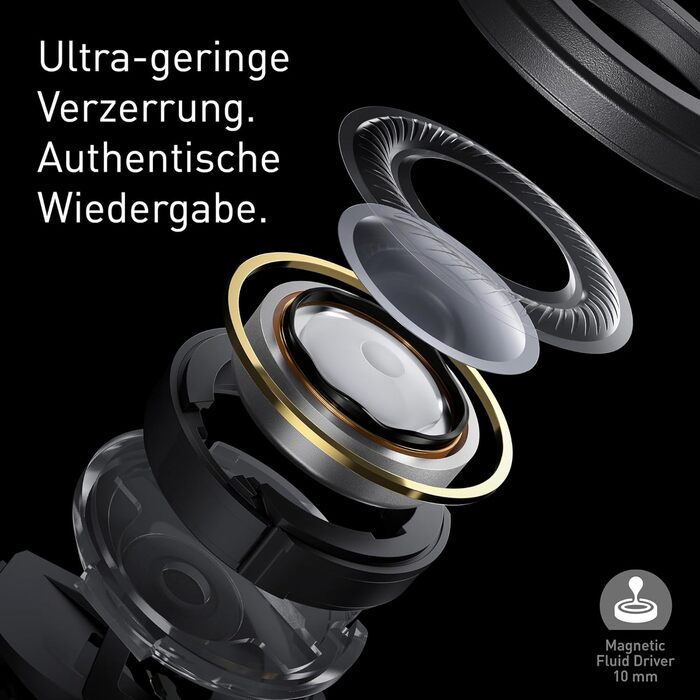 Technics EAH-AZ100E-S Бездротові навушники з активним шумозаглушенням, 10 мм драйвер, Multipoint Bluetooth, AI Voice Focus, срібного кольору