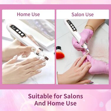 Електричний набір для манікюру та педикюру Nagelfräser 15 в 1, 20000 об/хв, рожевий