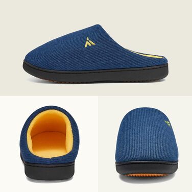 Тапочки зимові Mishansha для чоловіків та жінок, м'які, зручні, з пам'яттю, розмір 36-48, синього кольору