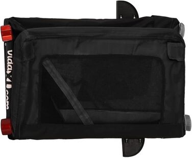 Фургон для велосипеда, переноска для собак, чорний (120 x 54.5 x 53 см)