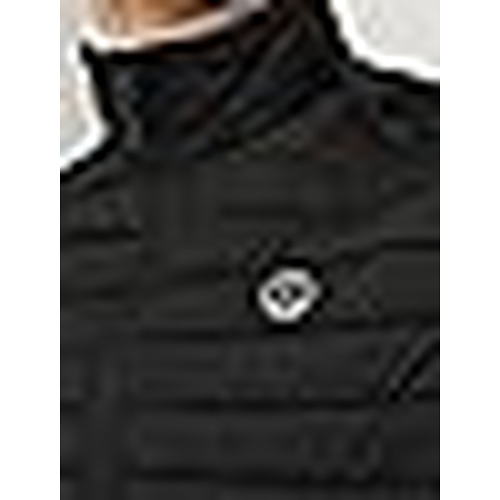 Чоловічий стібаний жилет Jack & Jones, чорний, розмір XL