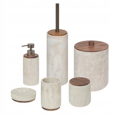 Набір аксесуарів для ванної кімнати 5five Simply Smart, 6 елементів, бежевий