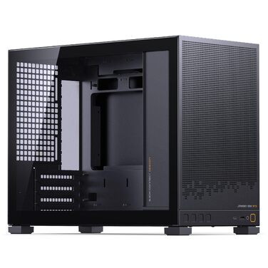 Корпус для ПК Jonsbo D32 STD чорний | Mini Case для Micro-ATX з Tempered Glass, підтримка Back-Connect, потужний Airflow, компактний та стильний для геймерських збірок