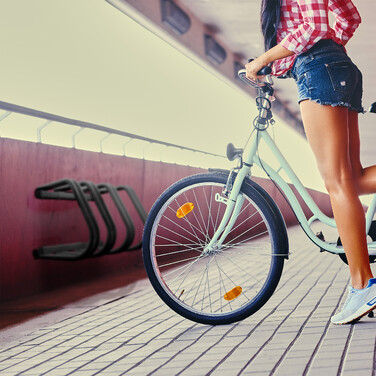 Relaxdays Bicycle Stand for 4 Bikes