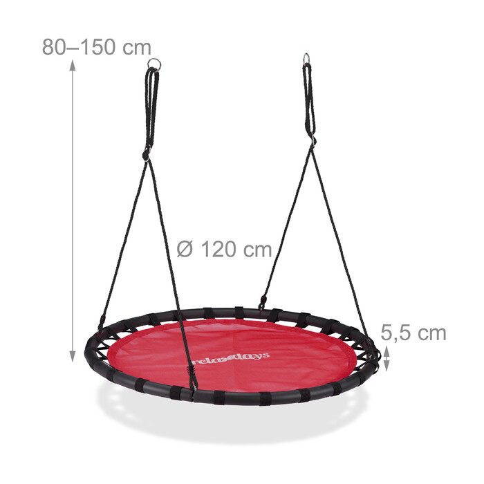 Relaxdays Nest Swing 120cm