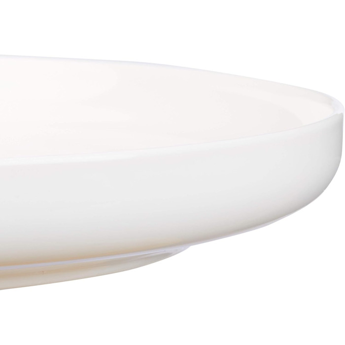 Relaxdays Bamboo and Ceramic Tiered Serving Tray, 3-Tier, DxH: 30 x 36 cm (Diameter x Height) for Cookies, Fruit, Snacks, natural white