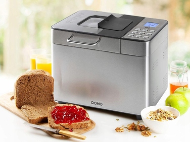 Хлібопічка Domo B3971, сріблястий/сірий, 500 Вт