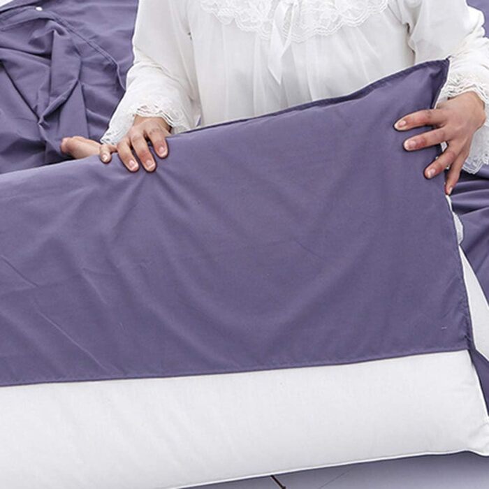 Calayu Portable Sleeping Bag, Travel Sleeping Bag Travel Blanket made of Polyester Fiber with Storage Bag for Travel, Hotels, Camping