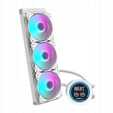 Рідинне охолодження процесора Darkflash DN-D360 3x 120мм 1800 об/хв Білий
