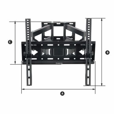 Кронштейн для телевізора Manta P60, настінне навісне кріплення для ТВ