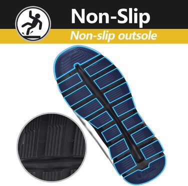 Робочі черевики з металевим носком для чоловіків та жінок. Легкі, дихаючі, розміри 37-48 EU, колір чорний