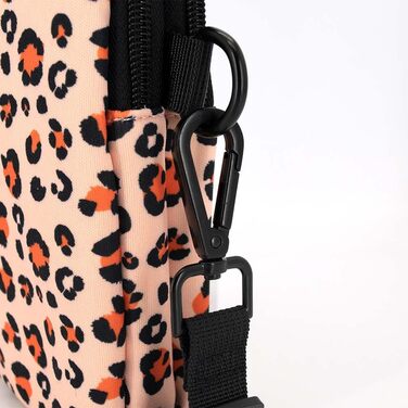 Сумка для ласощів для собак COOWONE з тримачем для відходів, поясна сумка для собак, сумка для цуценят для прогулянок, тренувань, біла/рожева Leopard 2.0