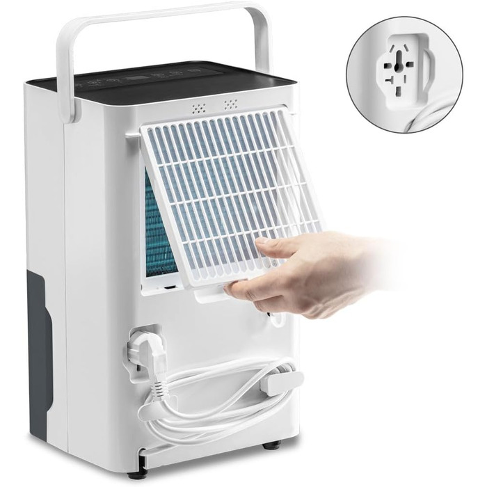 Конденсаційний осушувач повітря TROTEC TTK 33 E, продуктивність 14 л/добу, для приміщень до 15 м² (37 м³)