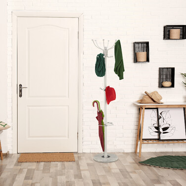 Relaxdays Coat Rack with Umbrella Stand
