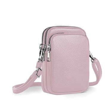 Сумка жіноча мініатюрна на плече для телефону Mini Tasche Lila – кросбоді для iPhone 15/16 Pro Max, Samsung, Xiaomi до 7.5