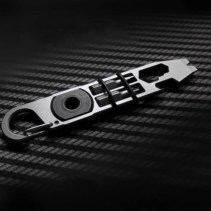 ResafeLy EDC-важіль із титану, мультиінструмент-брелок, відкривачка, міні-важіль з гайковим ключем і викруткою