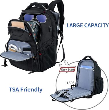 VANKEAN 17-inch extra-large laptop backpack