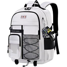 Чоловічий рюкзак для школи та подорожей, великий, водонепроникний, сірий