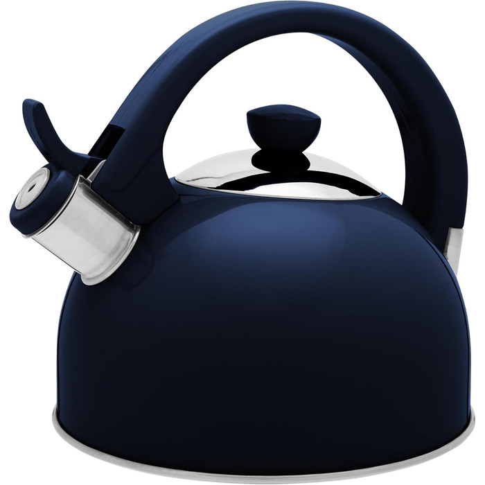 Чайник електричний з нержавіючої сталі Galicja Molly, 1.7л, зелений (морський синій)