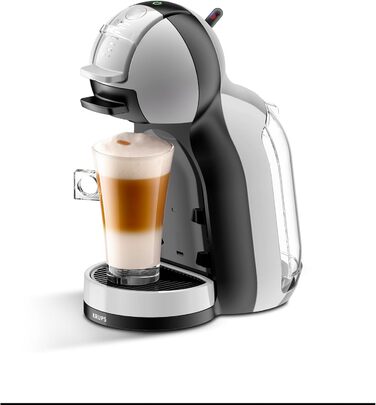 Кавомашина NESCAFÉ Dolce Gusto Mini Me від Krups, сірий колір Artic Grey, 15 Bar, 0,8 л резервуар, Eco-Mode