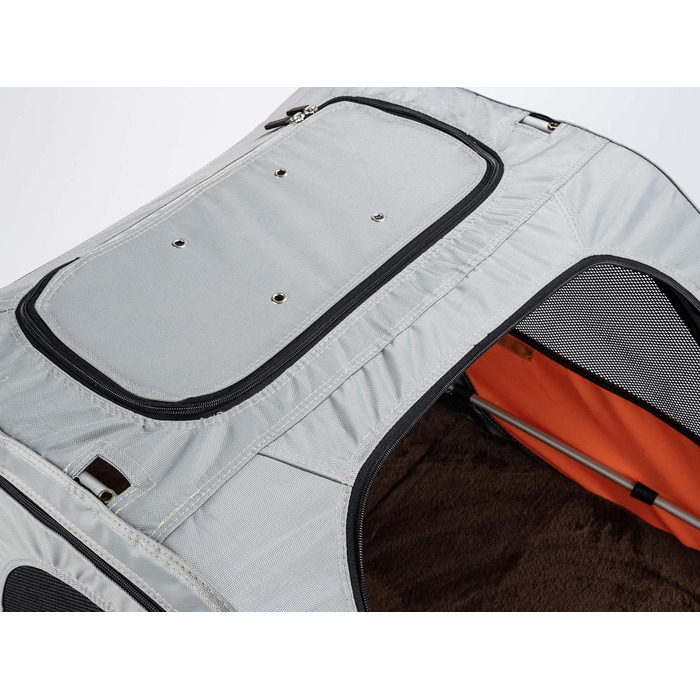 TrendPet Comfort Wagon L: Фарм'ятковий причіп для собак великих порід з амортизацією, алюмінієвий каркас