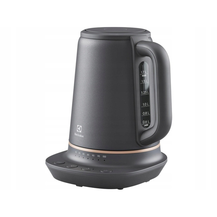 Електричний чайник Electrolux Explore 7 E7K1-6BP, 2400 Вт, 1,7 л, чорний