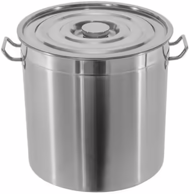 XXL Stainless Steel Stockpot Available in 5 Sizes: 20L, 30L, 45L, 70L, 95L (40x40cm = 45L)