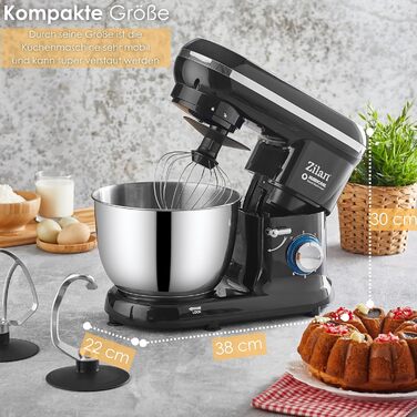 Електрична кухонна машина: міксер, тістоміс, планетарний міксер 4.5 л з пульсатором