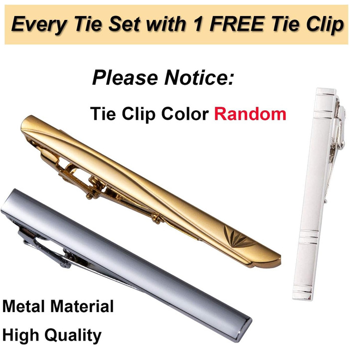 Набір краваток Barry.Wang для весілля: краватка, кишеньковий хустинка та запонки (червоний)