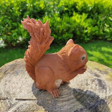 Vivid Arts Real Life Baby Squirrel Resin Indoor or Outdoor Decoration XRL-RS01-F