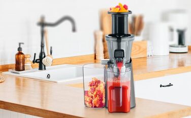 Електрична повільна соковижималка Severin для овочів та фруктів, Slow Juicer, 1.0 л