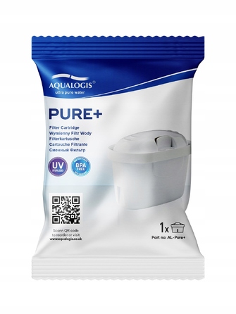 Смінні фільтрувальні картриджі для глека Aqualogis Pure+, 15 шт.